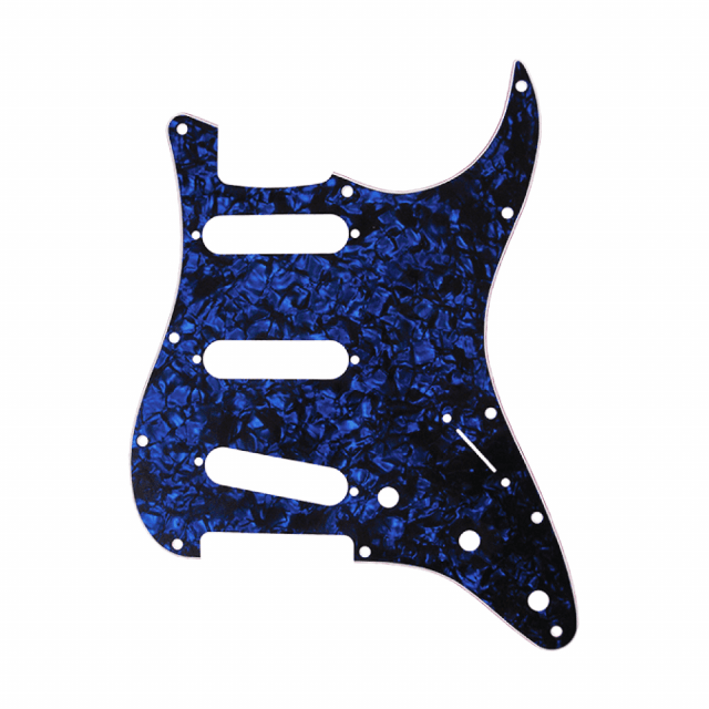 Strat Pickguard Blue Pearl (S-S-S)