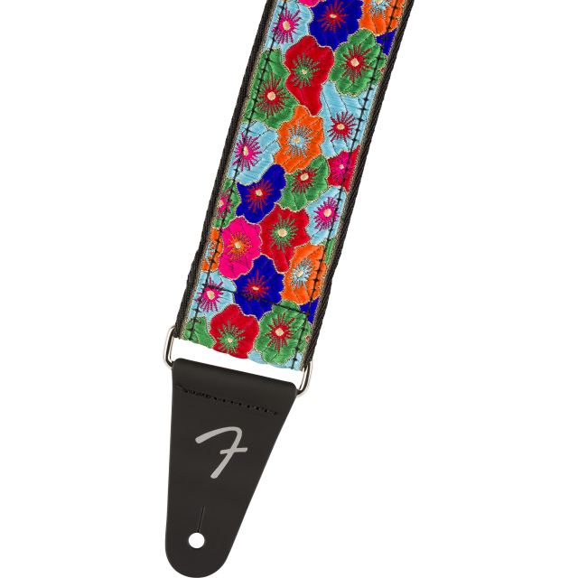 Tracolla Fender 2" Wild Bloom, Blue, 0990639087