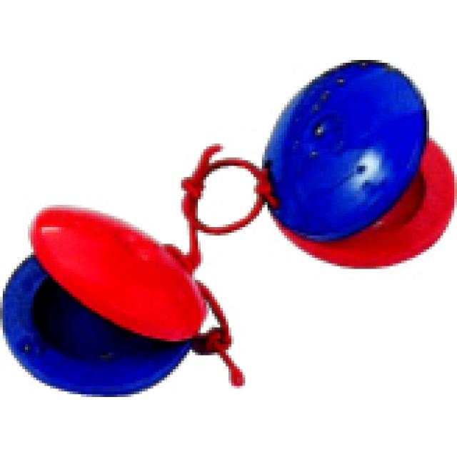 Coloured PVC Castancets( pair )