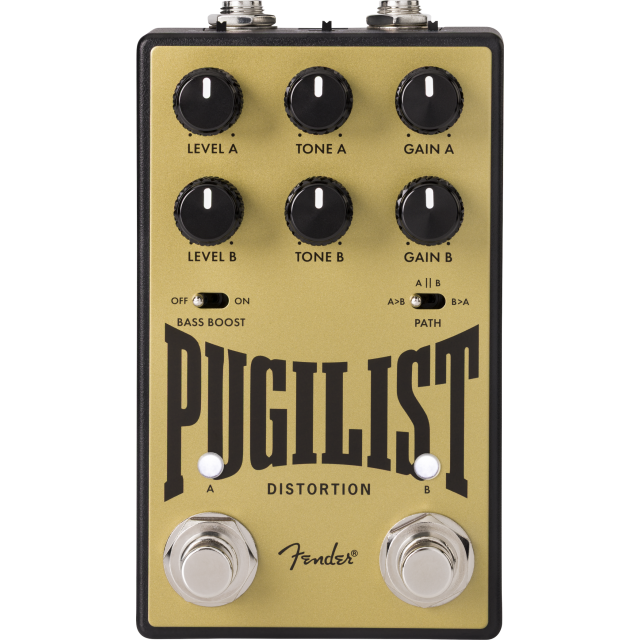 Fender Pugilist Distortion V2 - Pedale Effetto Distorsione per Chitarra, 0234534050