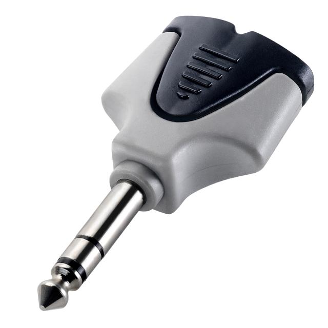 Wiremaster adapter 1x6.3 Stereo male - 2x3.5 Stereo female