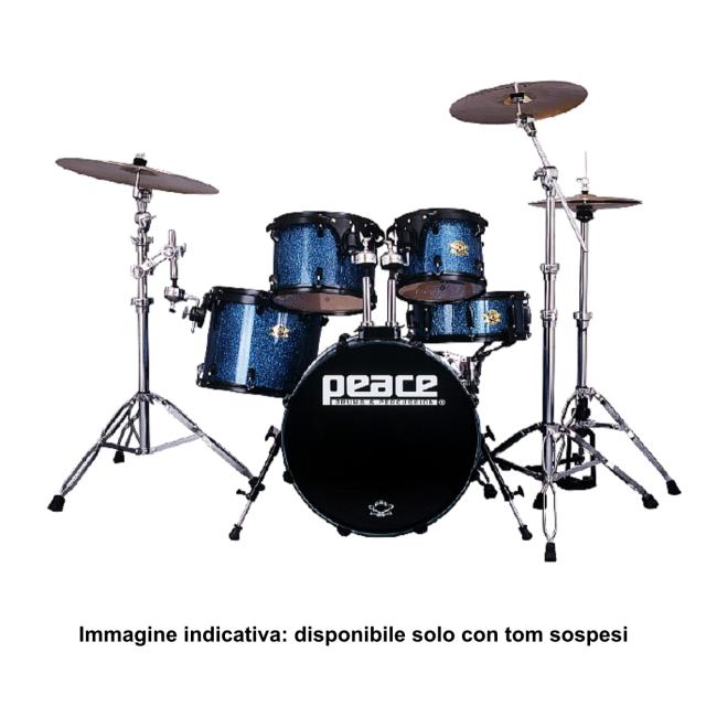 Drum Set 5 pcs in Acero Nord Americano con finiture laccate sparkle