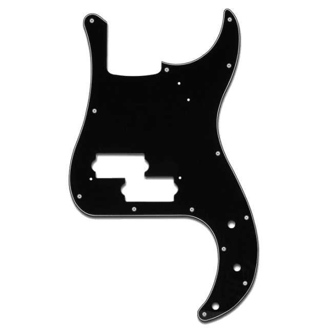Pickguard for Precision Bass, 3 Layers, Black