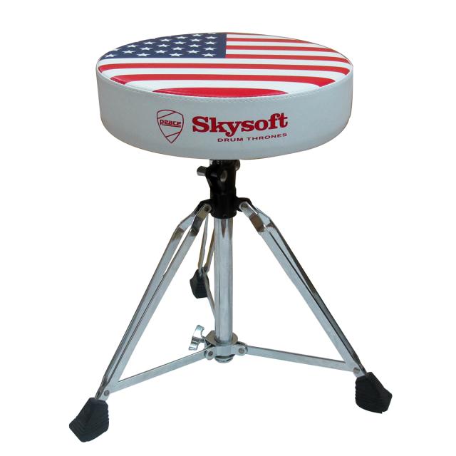 Drum throne featuring Skysoft seat