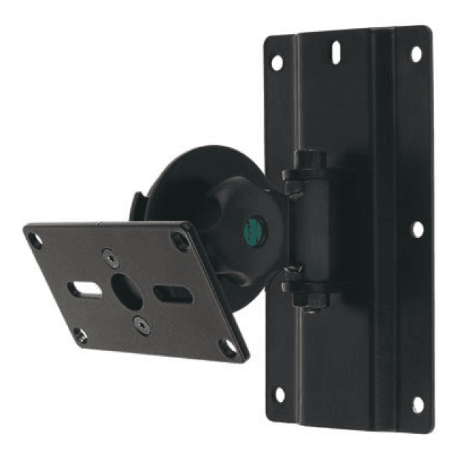 Orientable Wall Speaker Stand, Color Blackwith Rotatable Plate