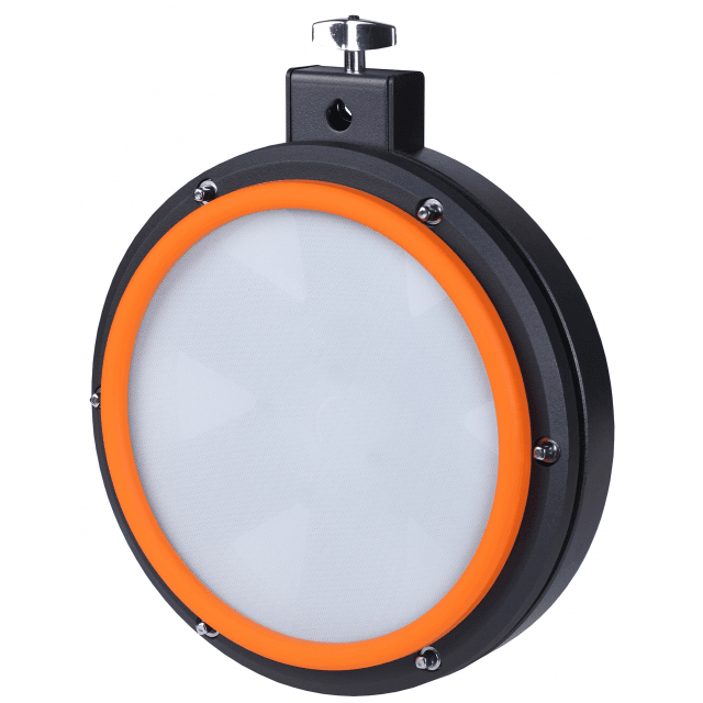 Compact and elegant Digital Drum with a MESH 10" Snare drum and three 8" MESH Tom