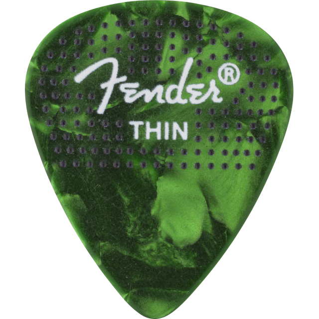 351 Dotted Celluloid Picks, 12-Pack, Thin