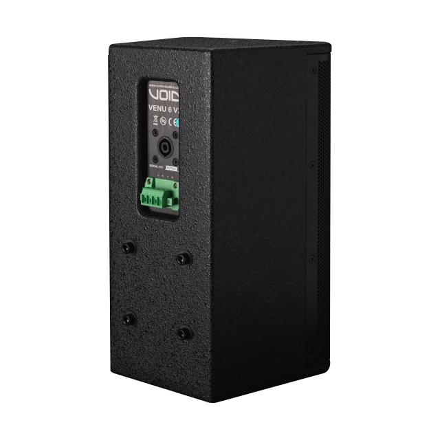 Compact Passive Two-Way 6.5” Loudspeaker with rotatable asymmetrical horn (black)