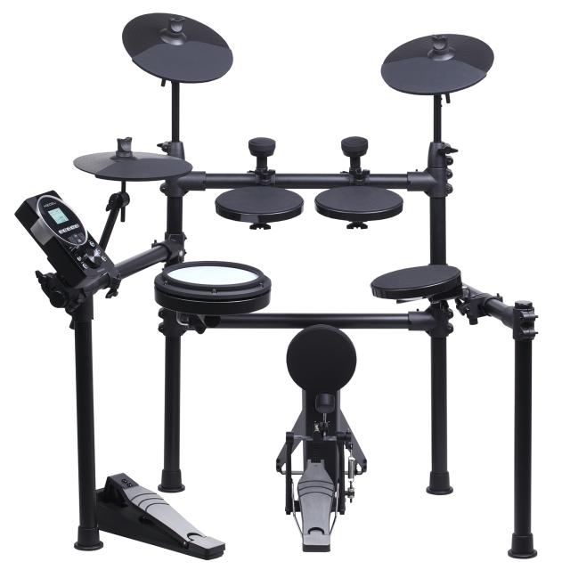 Compact and elegant Digital Drum with a MESH 8" Snare drum and three 7,5" Tom
