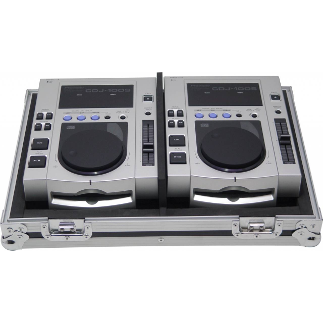 Flightcase PC-100/2 | 2x Pioneer CDJ-100 - blue
