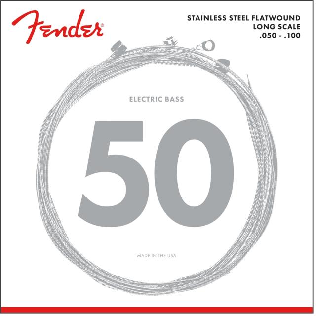 Stainless 9050's Bass Strings Set Stainless Steel Flatwound 9050ML .050-.100 Gauges