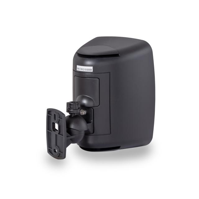 Coppia di Diffusori 4" Passivi 2-Vie a Parete da Esterno, Nero