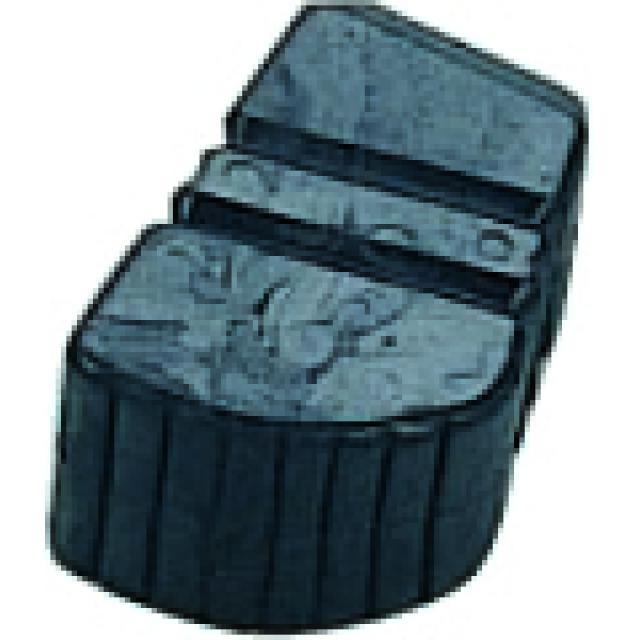 Piedino asta in PVC 8x16mm