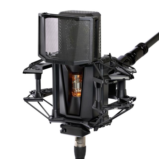 Professional studio microphone with timeless premium sound optimized for vocal recordings.