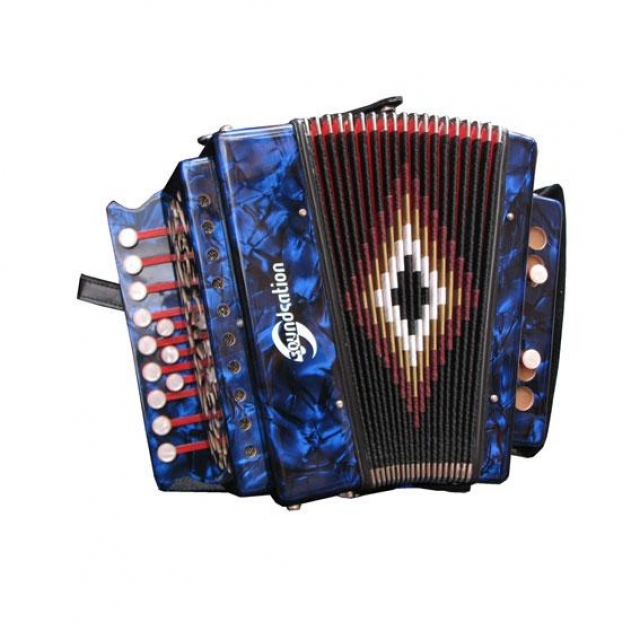 G diatonic celluloid accordion