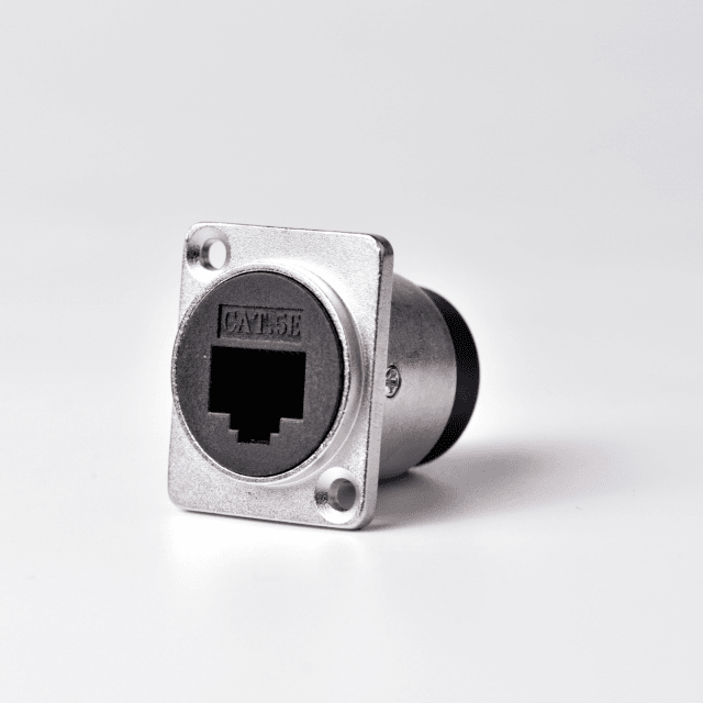CAT5e panel mount receptable F