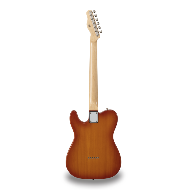 Cutaway electric guitar with 1 single coil and 1 lipstick pickup (equipped by Wilkinson®)