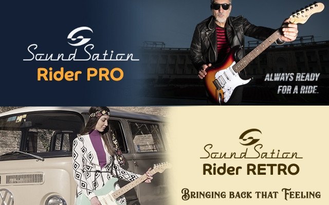 Rider Pro and Rider Retro: new electric guitars from Soundsation