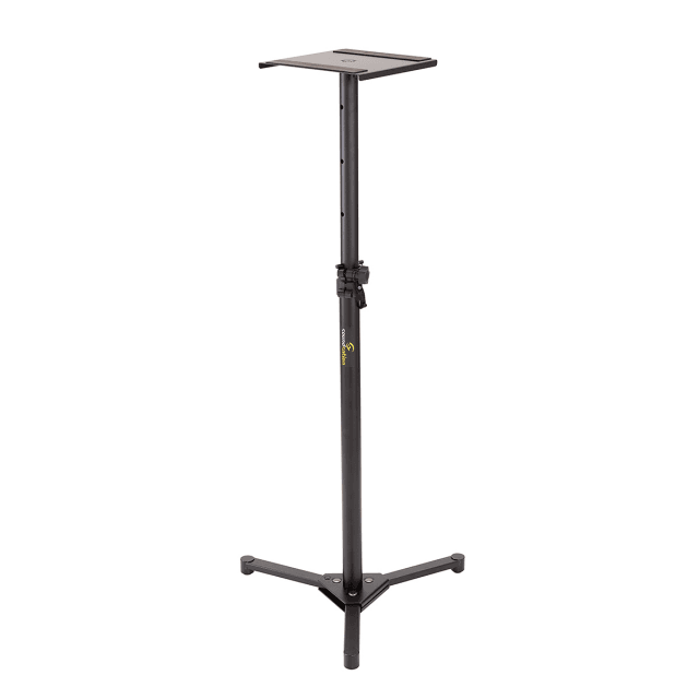 Studio monitor adjustable stand with foldable base