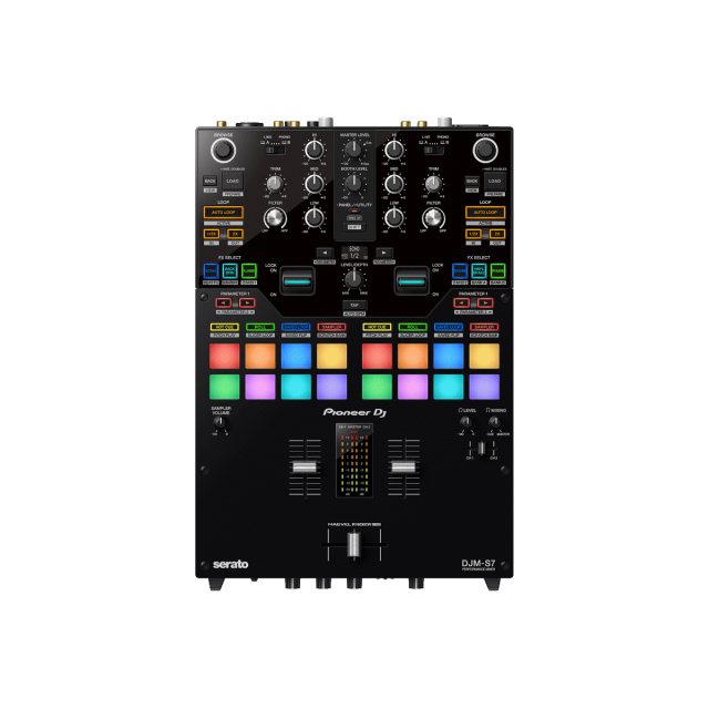 Scratch-style 2-channel performance DJ mixer