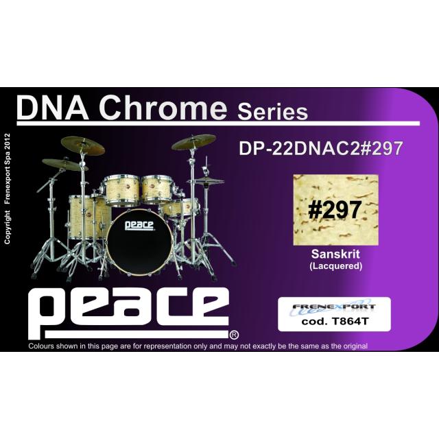 Drum Set 5 pcs in Acero Nord Americano con finiture laccate speciali