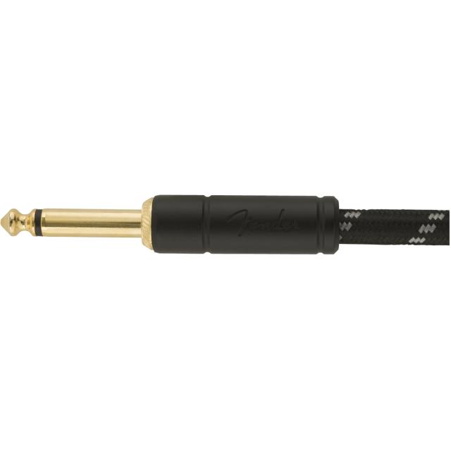 Deluxe Series Instrument Cable Straight/Straight 15' (4,5 m)  Black Tweed