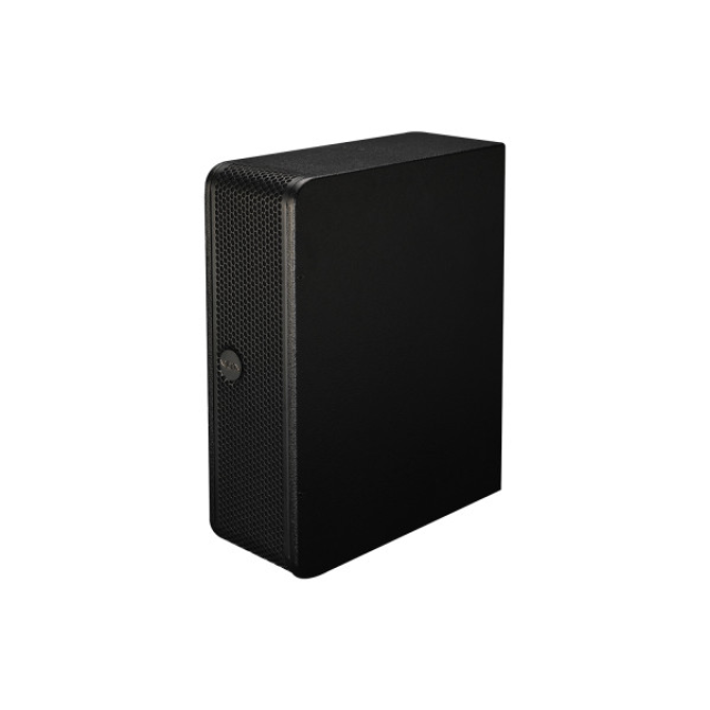 Subwoofer attivo ultra-compatto con doppio trasduttore da 8”, DSP integrato e modulo di amplificazione da 600 W (colore Nero)