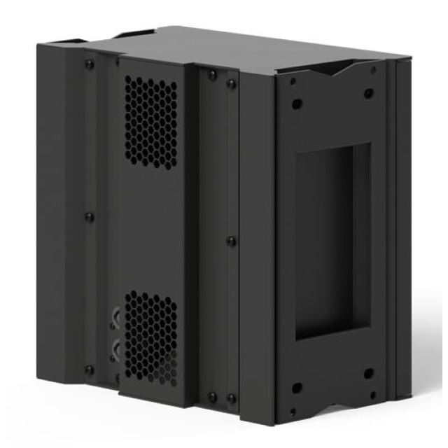 Diffusore coassiale passivo da 12" a direttività controllata con cabinet in acciaio inox