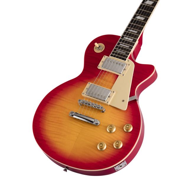 Arch top cutaway electric guitar with 2 humbuckers and set-in neck