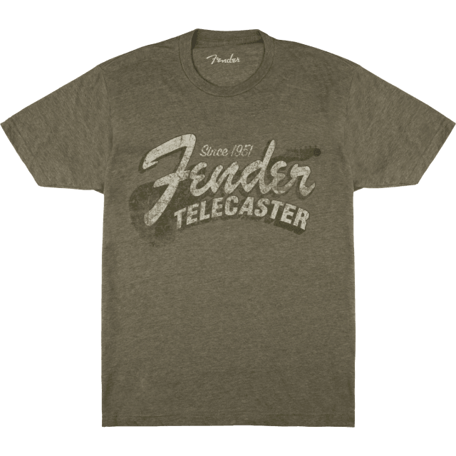 Fender® Since 1951 Telecaster™ T-Shirt, Military Heather Green, XL