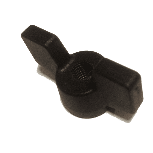 Farfalla in plastica per asta piatto 8mm