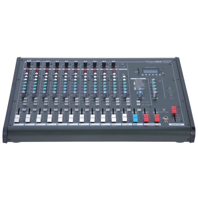 Console di missaggio professionale a 12 canali con Media e Bluetooth