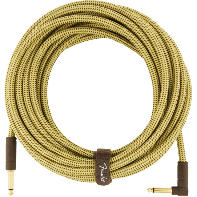Deluxe Series Instrument Cable Straight/Angle 25' (7,5 m)  Tweed