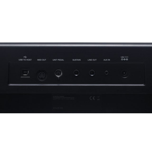 Pianoforte digitale con 88 tasti "hammer action" graduati