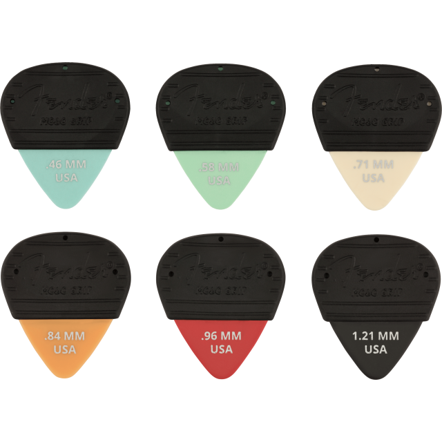 Mojo Grip Dura-Tone® Delrin Picks - 3 Pack - .58 Surf Green