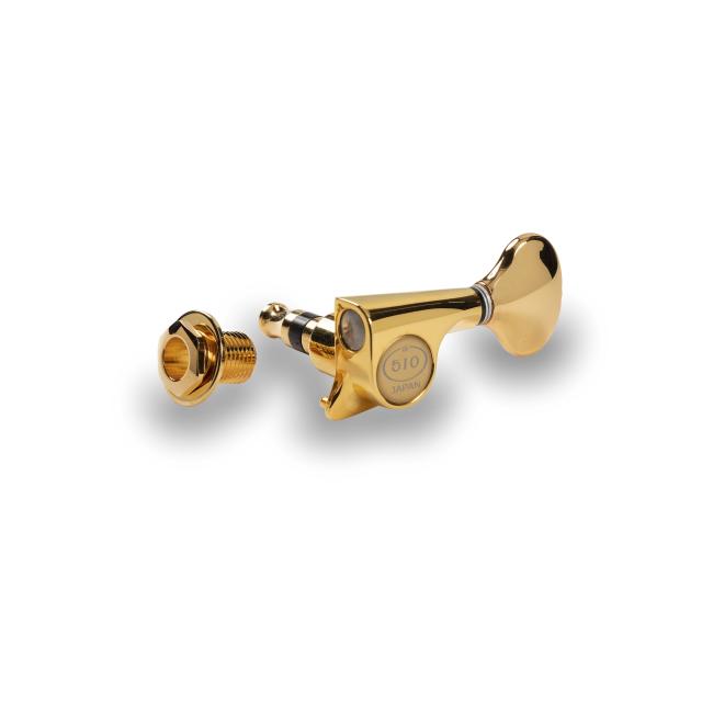 Electric and Acoustic Guitar Machine Heads, L6, Gold