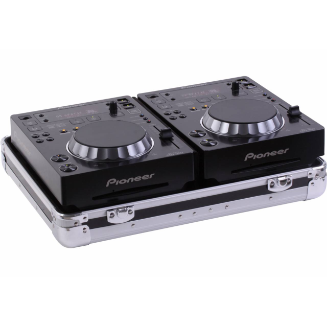 CDJ-2 XT - Flightcase 2 x CDJ-100/200/350/400 - silver