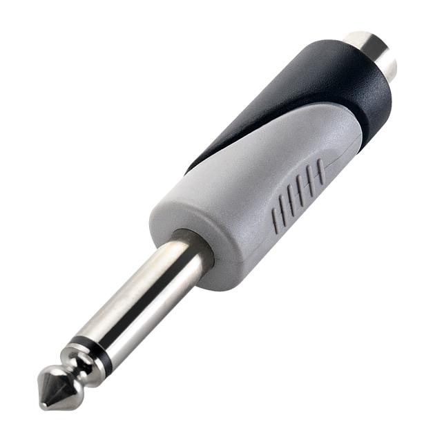 Wiremaster adapter 1x6.3 Stereo male - 1xRCA female