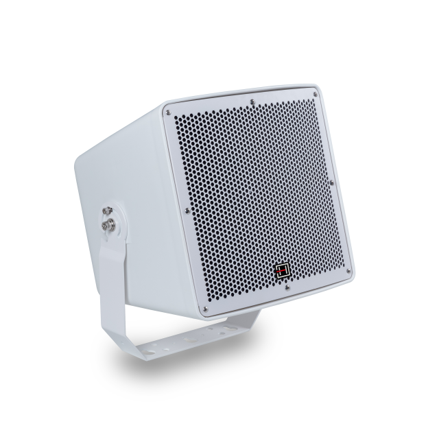 Proiettore Sonoro 2-Vie ad Alta Potenza da 8" per esterni (Bianco)