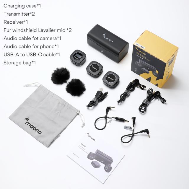 Sistema a doppio microfono wireless AU-WM821