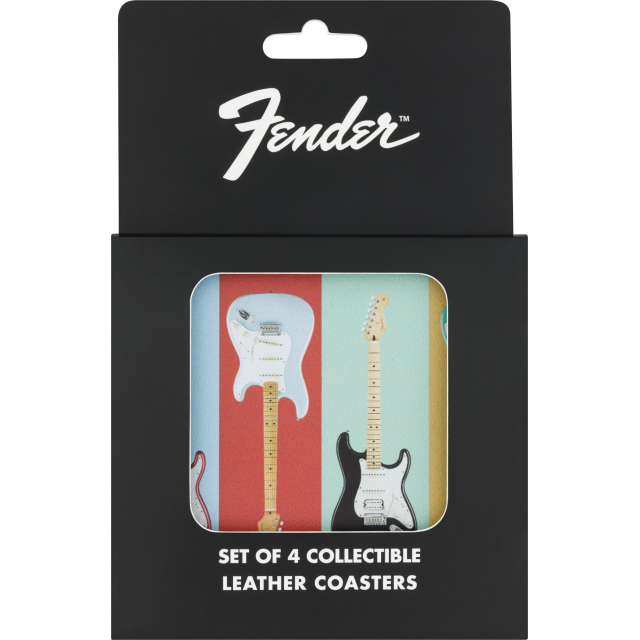 Fender® Stratocaster™ Modern Design Coaster Set