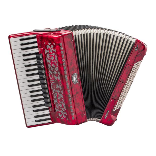 Fisarmonica 120 bassi 4/5 rossa