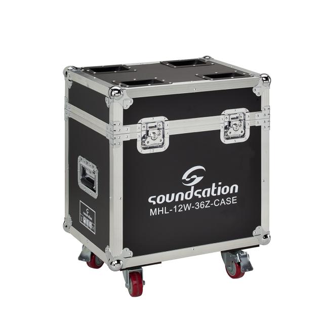 Flight case per 2 teste mobili Soundsation MHL-12W-36Z