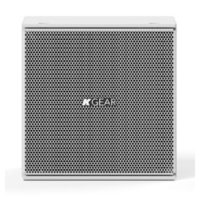 4" full range ultra-compact source satellite passive speaker (white color)