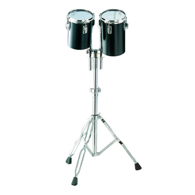 Coppia di Octoban in Alluminio nero con stand
