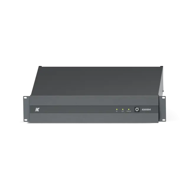 Amplificatore Classe D, 4x2500W @ 4 Ohm, DSP Integrato, 2x2 Canali Dante Abilitati