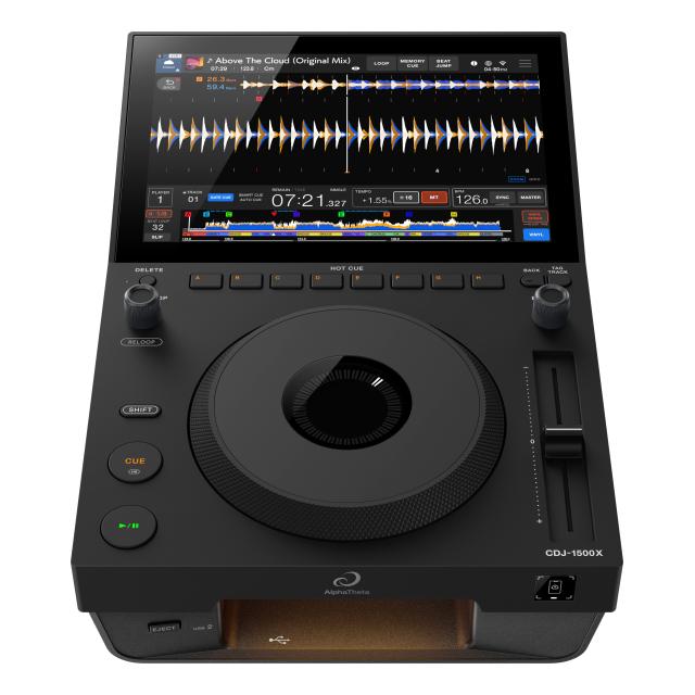 Multi Player Compatto Professionale da DJ Alphatheta (colore Nero)
