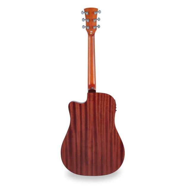 Dreadnought cutaway acoustic guitar w/preamp