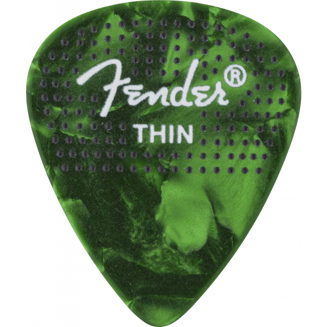 351 Dotted Celluloid Picks, 12-Pack, Thin