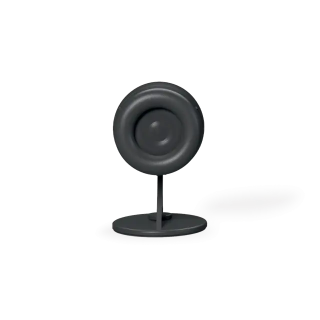 1x2" Ultra-compact Passive Point Source Speaker with Selectable Impedance (black color)